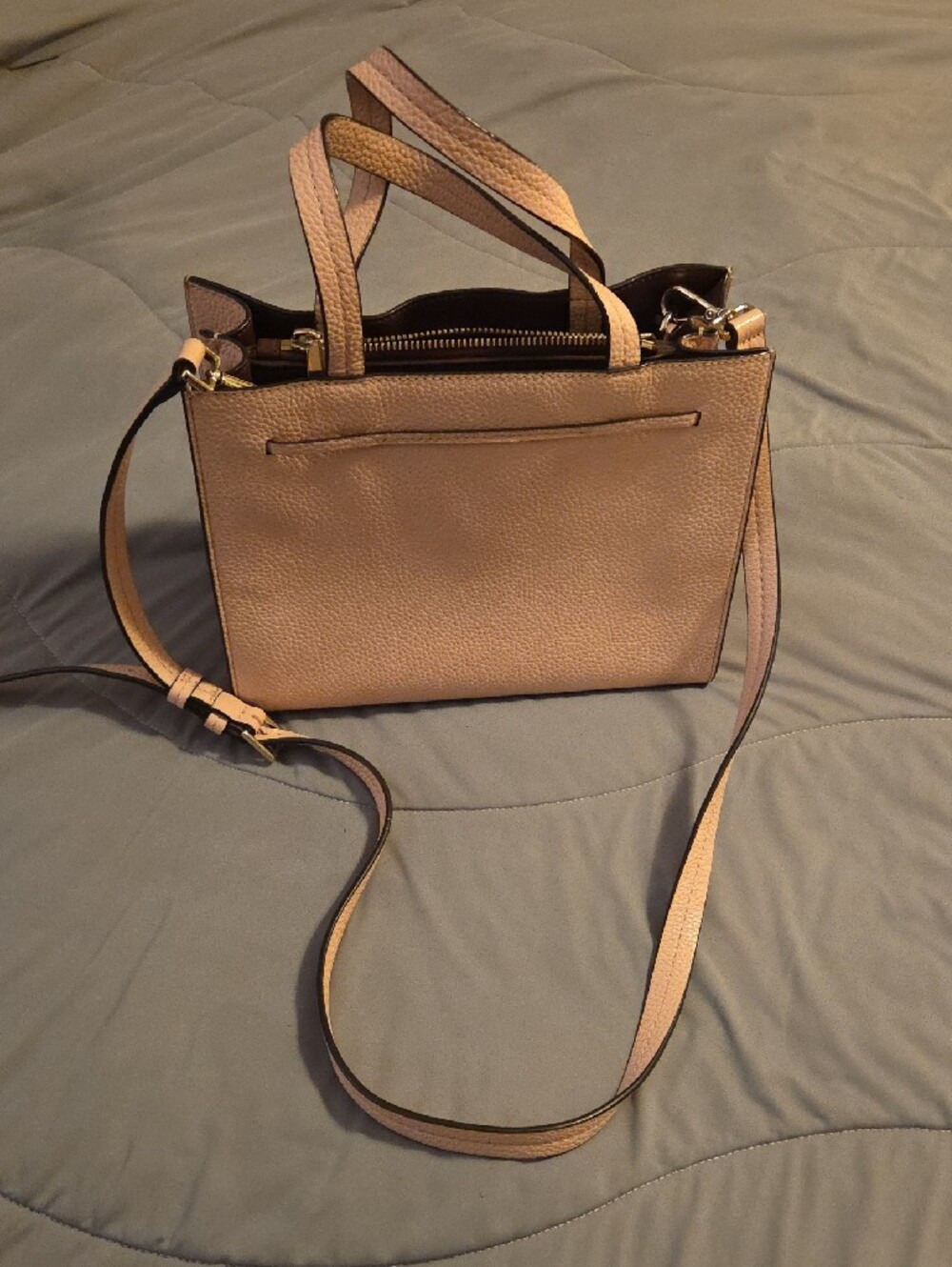 kate spade Pebbled Leather Tassel Satchel - Blush Pink - Never Used - Picture 4 of 4